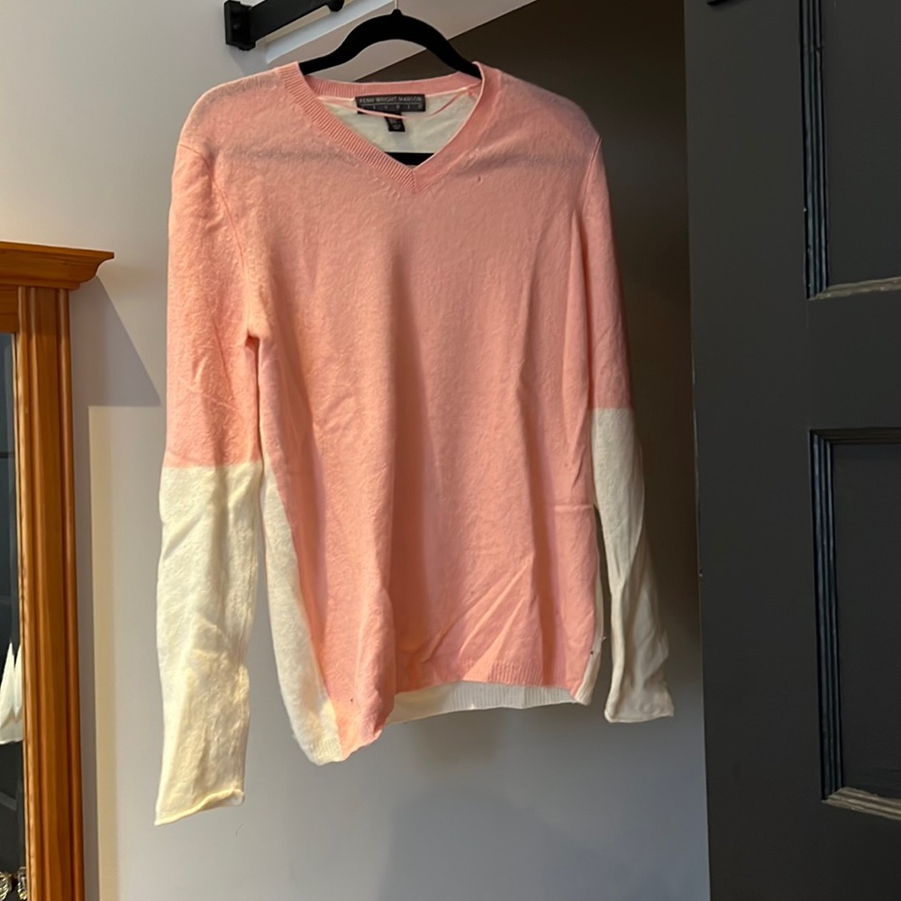 NWOT Cashmere Colorblock Sweater